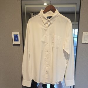 Mizzen+Main Men's Off-White Button Down Shirt
